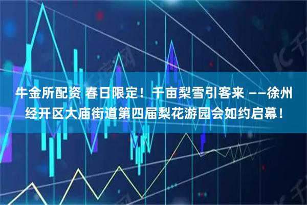 牛金所配资 春日限定！千亩梨雪引客来 ——徐州经开区大庙街道第四届梨花游园会如约启幕！