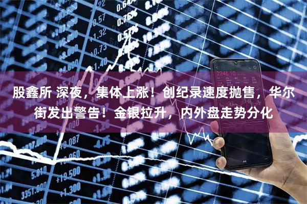 股鑫所 深夜，集体上涨！创纪录速度抛售，华尔街发出警告！金银拉升，内外盘走势分化