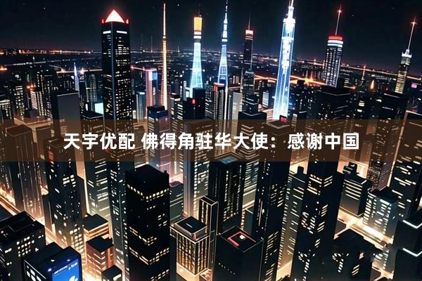 天宇优配 佛得角驻华大使：感谢中国